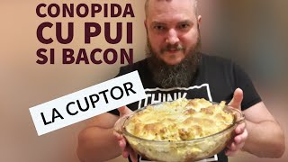 Reteta de CONOPIDA cu PIEPT DE PUI si BACON LA CUPTOR [upl. by Airol944]