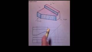 Beginning Orthographic Projection [upl. by Russom]