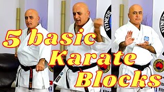 How to learn 5 Basic karate Blocks [upl. by Plante]