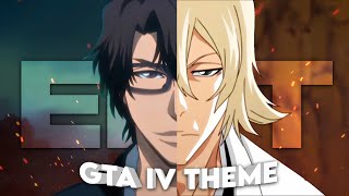 Aizen x Urahara  GTA IV Theme Edit [upl. by Wilhide698]