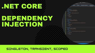 Net Core Dependency Injection  Transient  Scoped  Singleton [upl. by Coulter724]