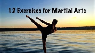 12 Exercises for Martial Arts [upl. by Ellenwad]